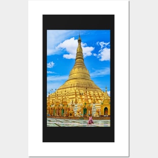 Shwedagon Pagoda. Posters and Art